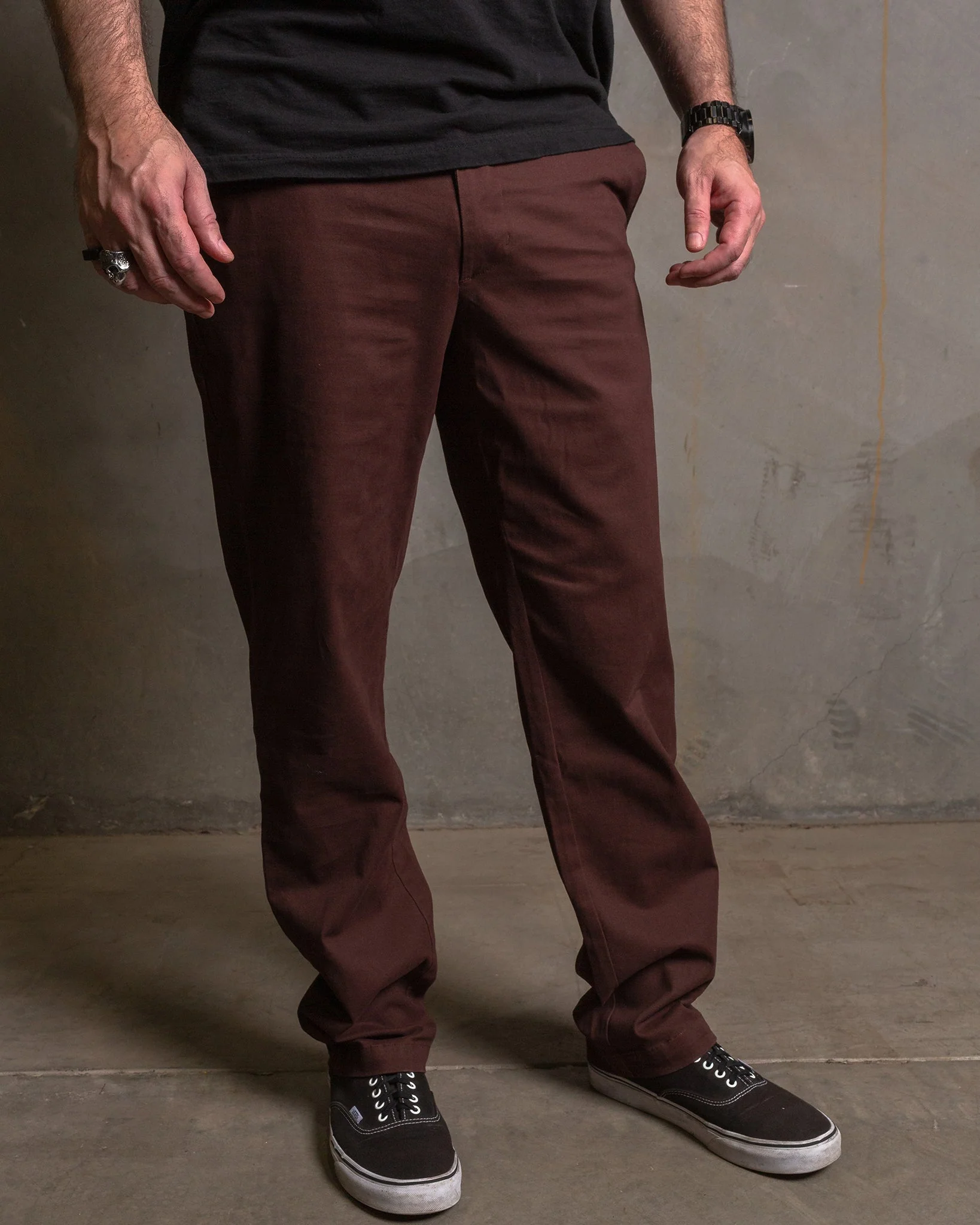 Chino Pants - Brown - Image 4