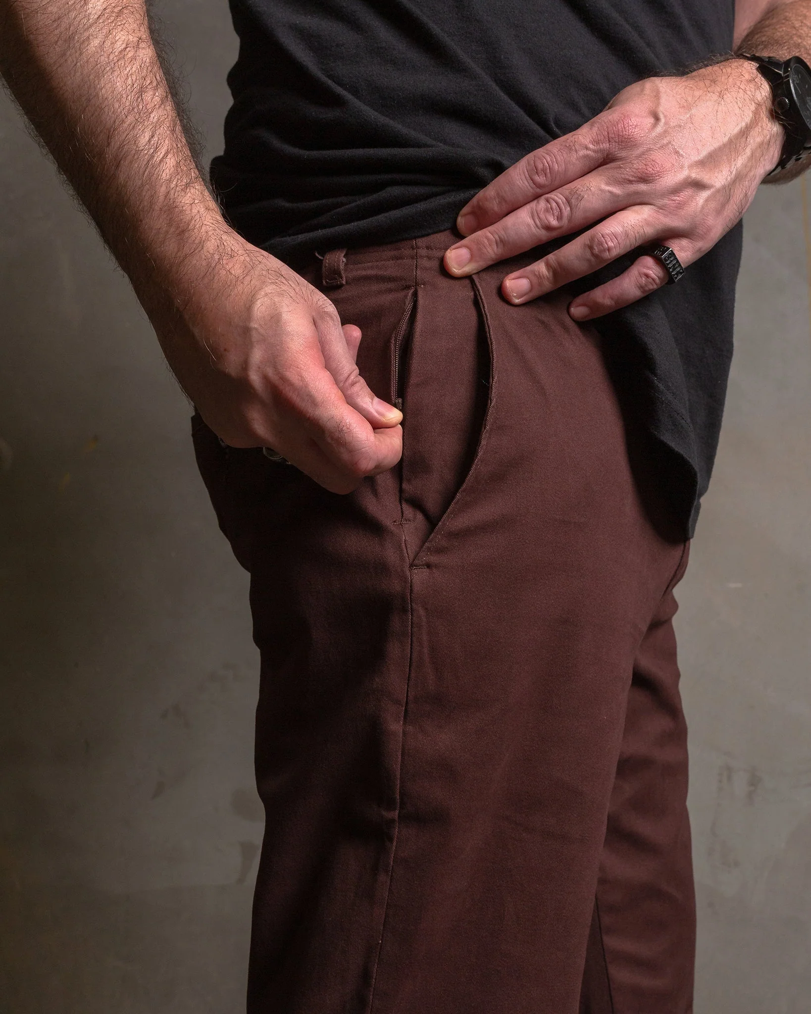 Chino Pants - Brown - Image 5
