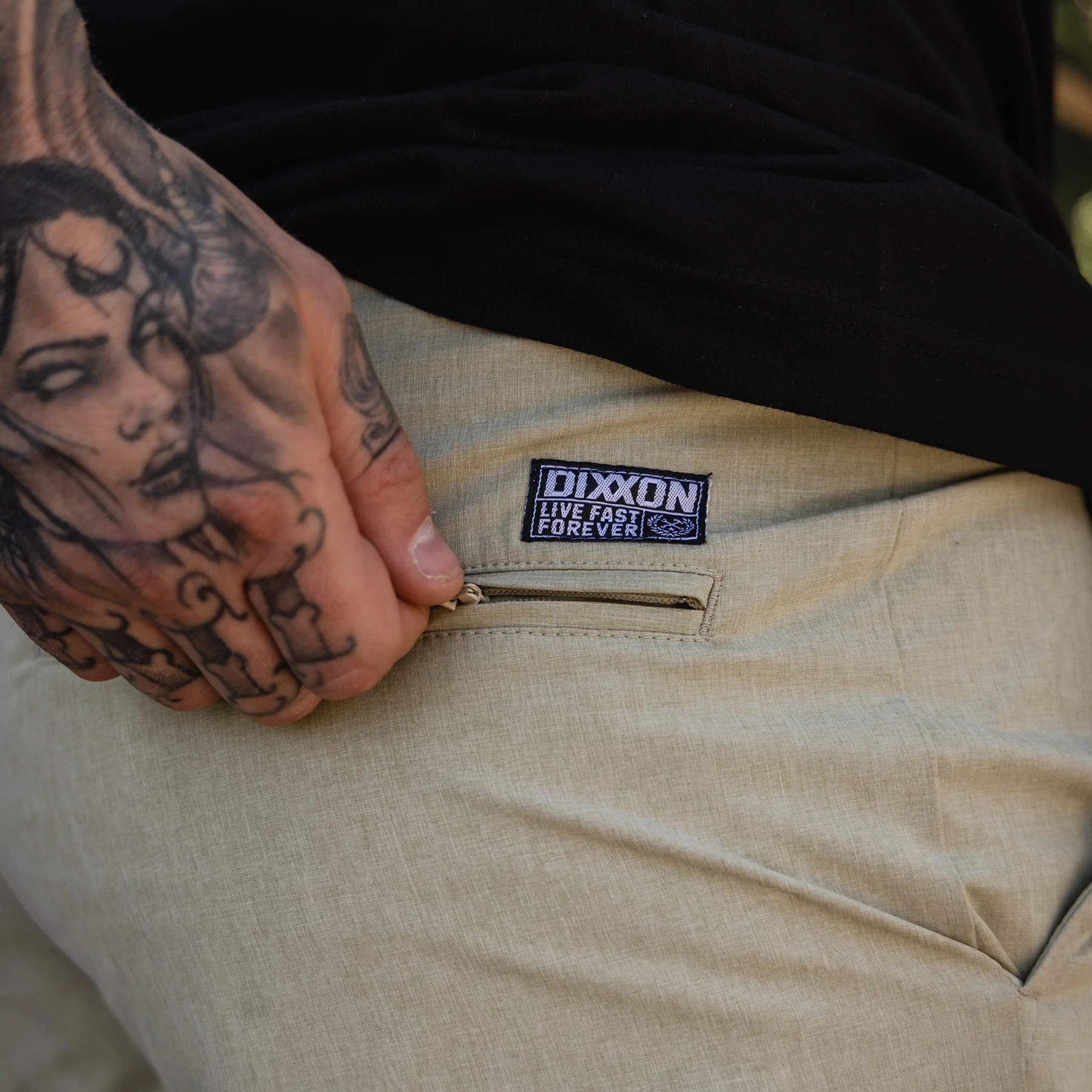 Hybrid Shorts - Khaki - Image 3