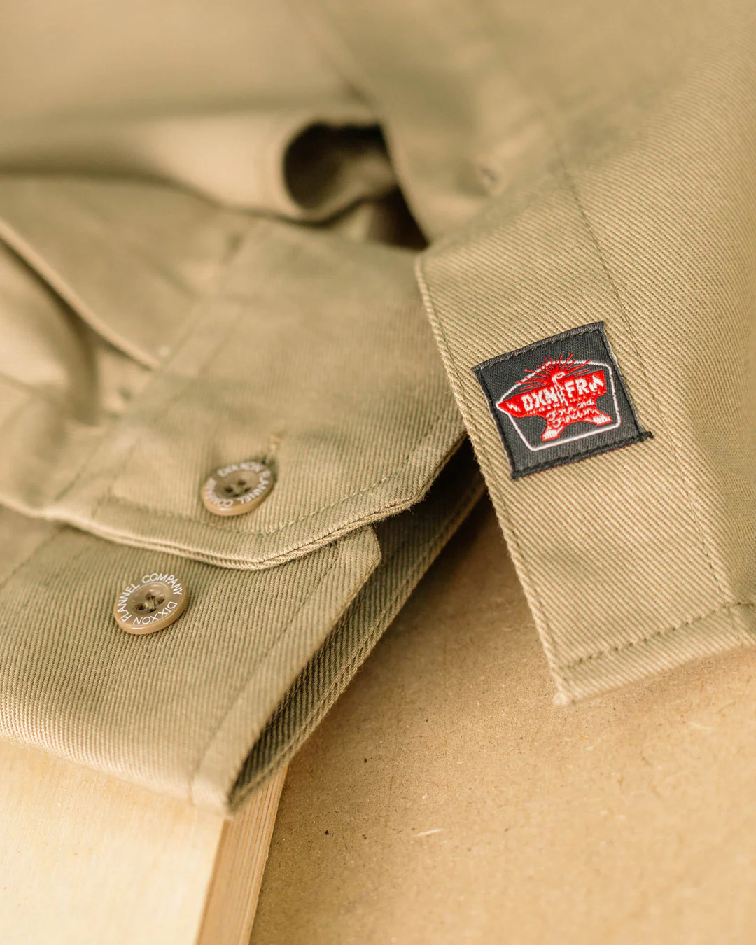 WorkForce FR Work Shirt - Khaki - Image 4