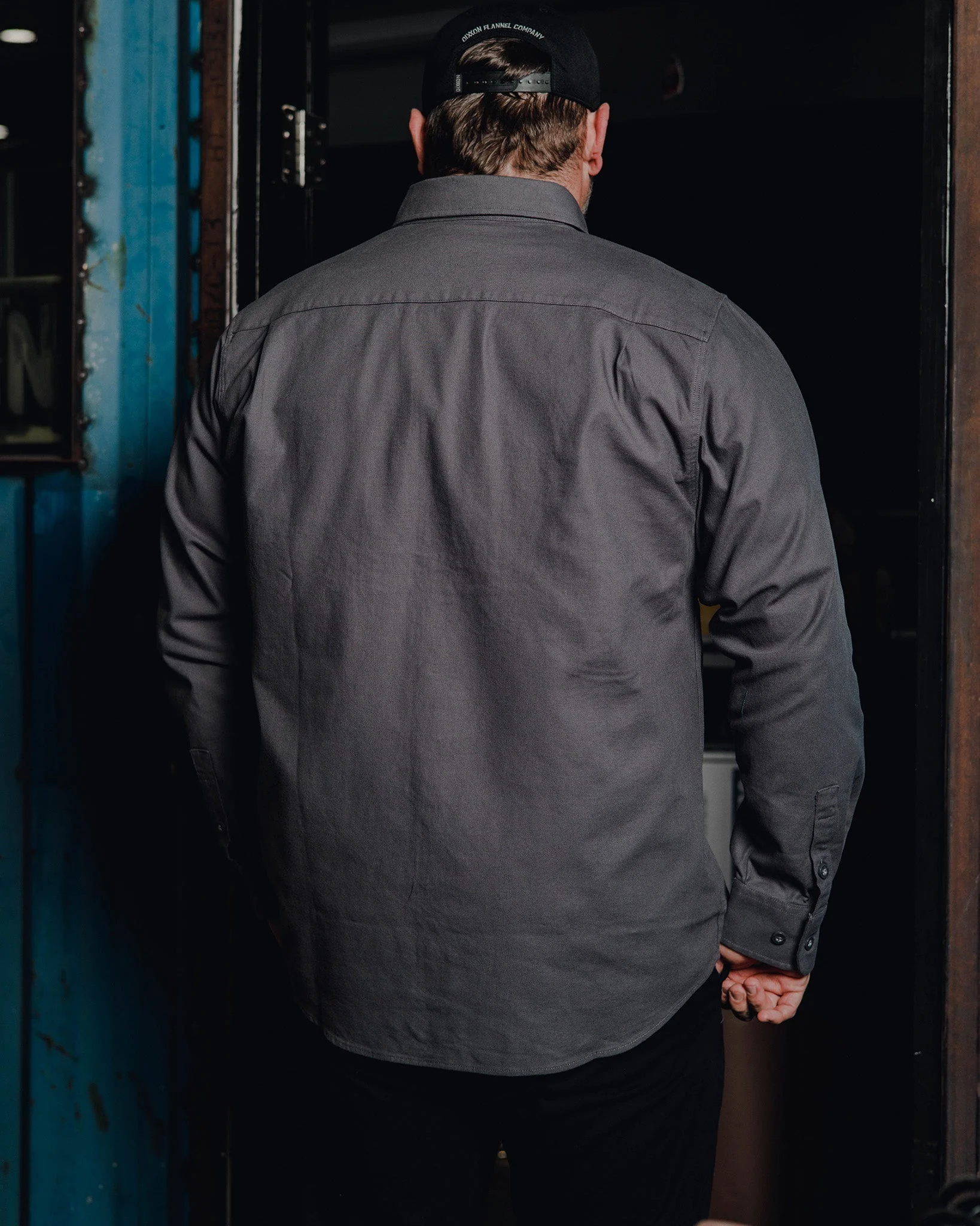 Work Shirt Long Sleeve - Grey - Image 3